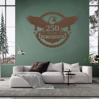 250 Years of Freedom Patriotic Metal Art - Image 4