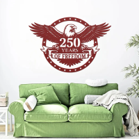 250 Years of Freedom Patriotic Metal Art - Image 5
