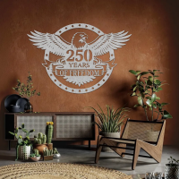 250 Years of Freedom Patriotic Metal Art - Image 6