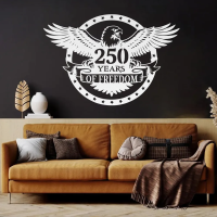250 Years of Freedom Patriotic Metal Art - Image 7