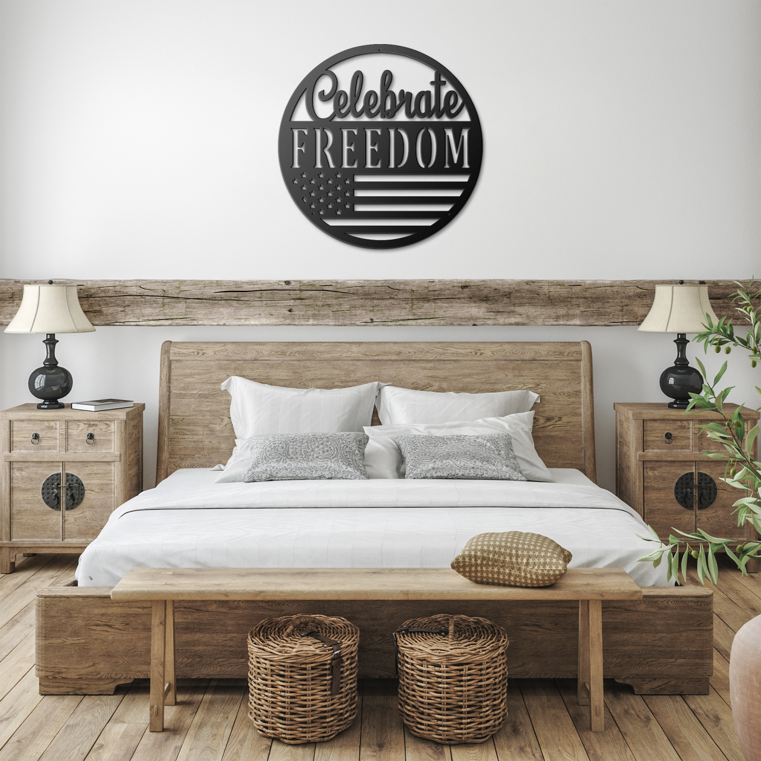 4th of July Freedom Day Metal Wall Art - Image 3