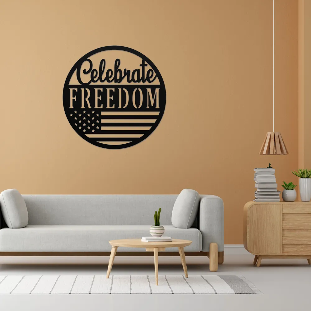 4th of July Freedom Day Metal Wall Art - Image 3