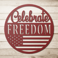 4th of July Freedom Day Metal Wall Art - Image 5