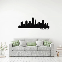 ATLANTA Skyline - Metal Wall Art
