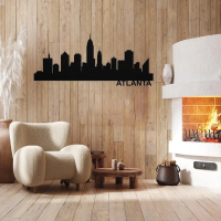 ATLANTA Skyline - Metal Wall Art - Image 2