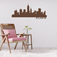 ATLANTA Skyline - Metal Wall Art - Image 4