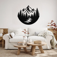 Adventure Mountain View Metal Art