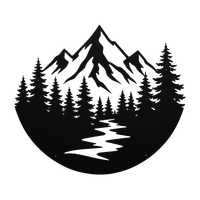 Adventure Mountain View Metal Art