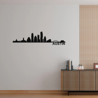 Austin Skyline - Metal Wall Art