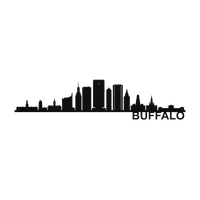 BUFFALO Skyline - Metal Wall Art