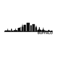 BUFFALO Skyline - Metal Wall Art
