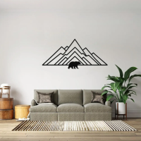 Bear Mountain Metal Wall Art