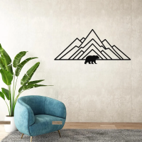 Bear Mountain Metal Wall Art - Image 3