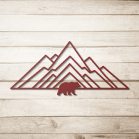 Bear Mountain Metal Wall Art - Image 5