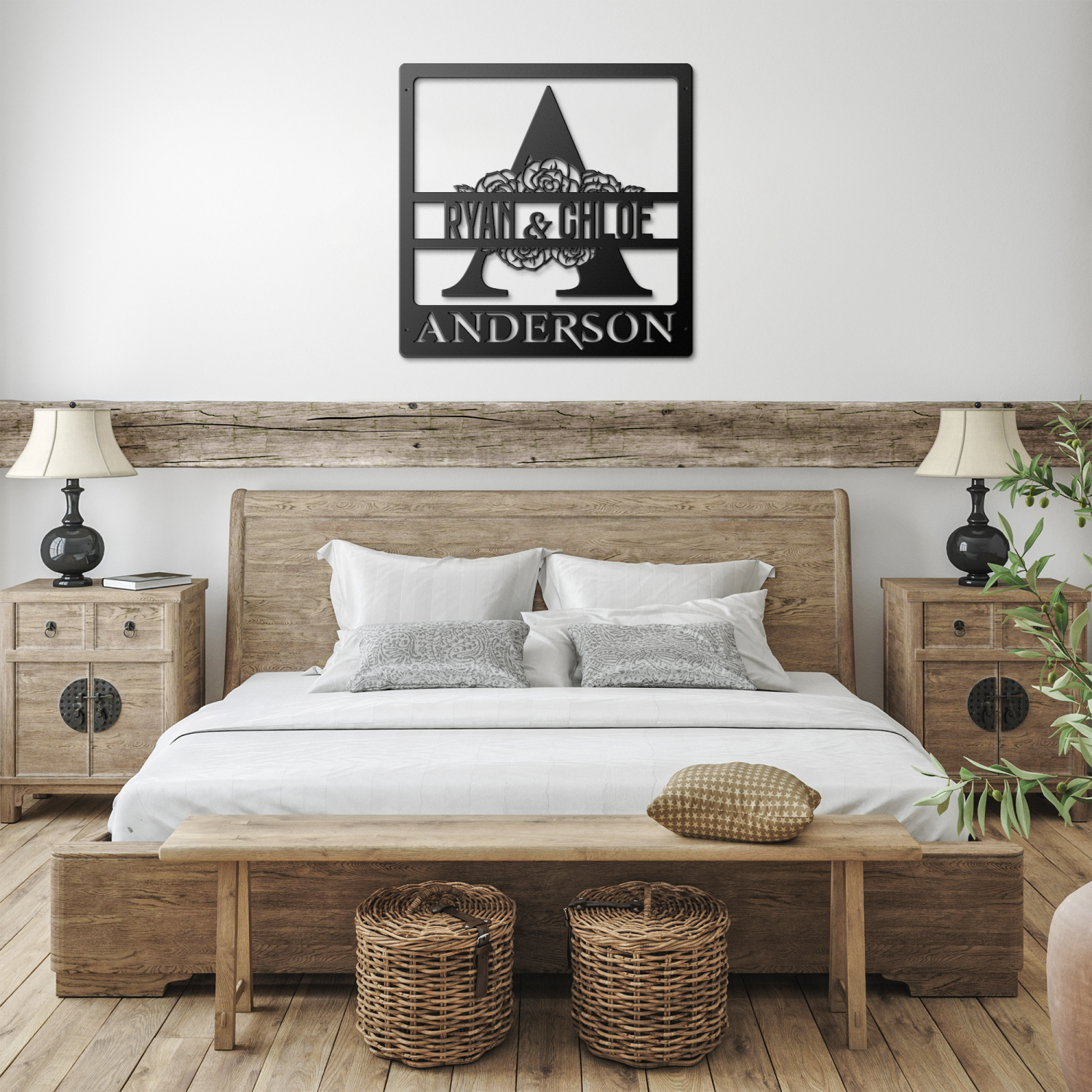Bespoke Couples Name and Last NameWall Art - Image 3