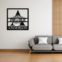 Bespoke Couples Name and Last NameWall Art - Image 9
