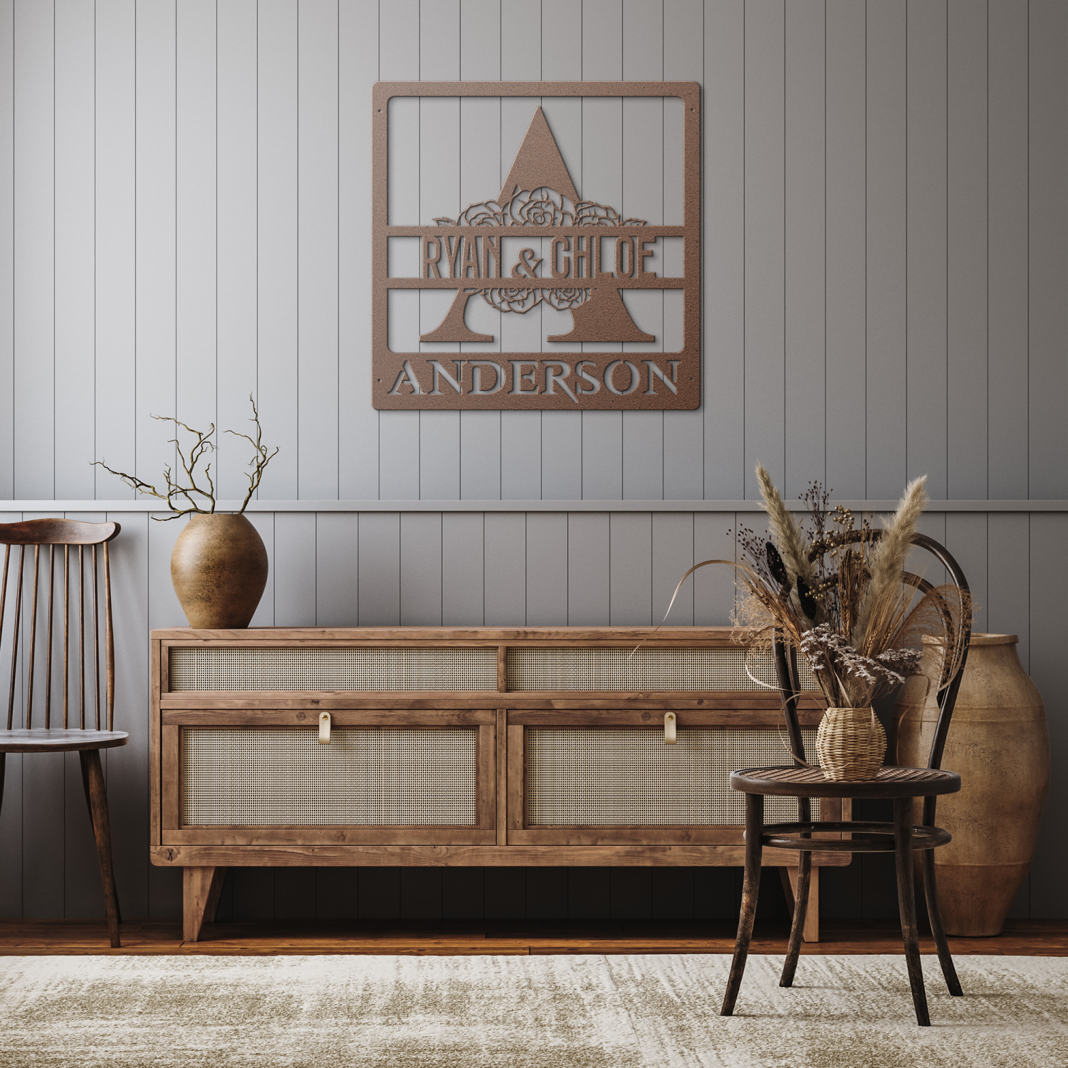 Bespoke Couples Name and Last NameWall Art - Image 8
