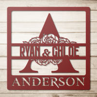 Bespoke Couples Name and Last NameWall Art - Image 5