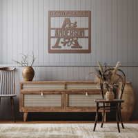 Bespoke Family Name Metal Wall Art - Image 8