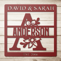 Bespoke Family Name Metal Wall Art - Image 5