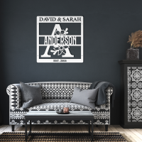 Bespoke Family Name Metal Wall Art - Image 6