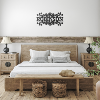 Bespoke Outdoor family Name Metal Wall Art - Image 3