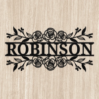 Bespoke Outdoor family Name Metal Wall Art