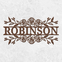 Bespoke Outdoor family Name Metal Wall Art - Image 2