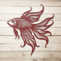 Betta Fish Metal Wall Art - Image 5