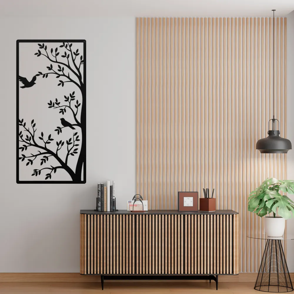 Birds in Tree Framed Wall Art