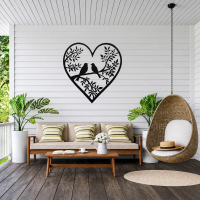 Birds on Branch Heart Framed Wall Art - Image 3