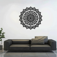 Boho Bliss Mandala Metal Art - Image 2