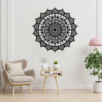 Boho Bliss Mandala Metal Art