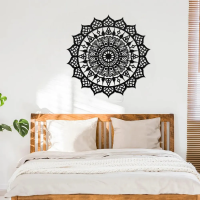 Boho Bliss Mandala Metal Art - Image 3