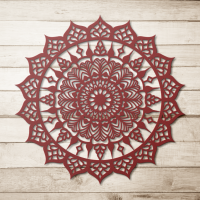 Boho Bliss Mandala Metal Art - Image 5