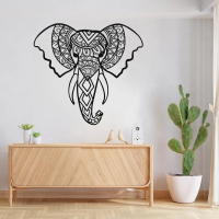 Boho Elephant Spirit Metal Wall Art - Image 2