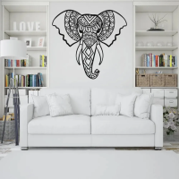 Boho Elephant Spirit Metal Wall Art - Image 3