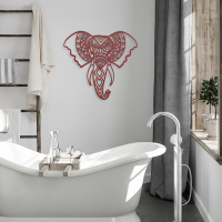 Boho Elephant Spirit Metal Wall Art - Image 4