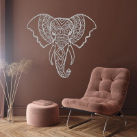 Boho Elephant Spirit Metal Wall Art - Image 5