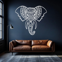 Boho Elephant Spirit Metal Wall Art - Image 4