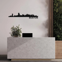 Boston Skyline - Metal Wall Art - Image 2