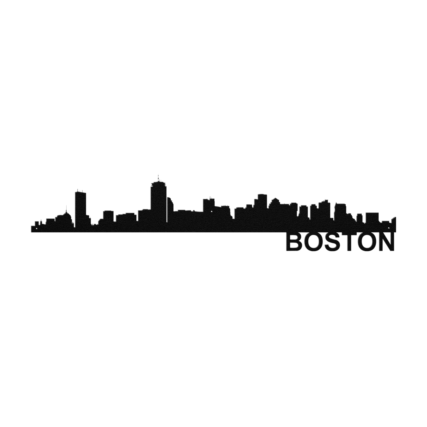 Boston Skyline - Metal Wall Art