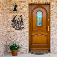 Butterfly Blossom Steel Wall Art - Image 2