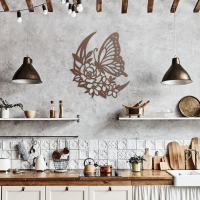 Butterfly Blossom Steel Wall Art - Image 7