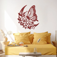 Butterfly Blossom Steel Wall Art - Image 5