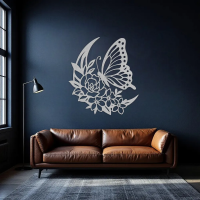 Butterfly Blossom Steel Wall Art - Image 6