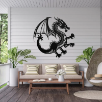 Celestial Dragon Metal Wall Art - Image 3