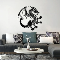 Celestial Dragon Metal Wall Art