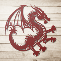 Celestial Dragon Metal Wall Art - Image 5