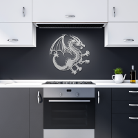 Celestial Dragon Metal Wall Art - Image 10